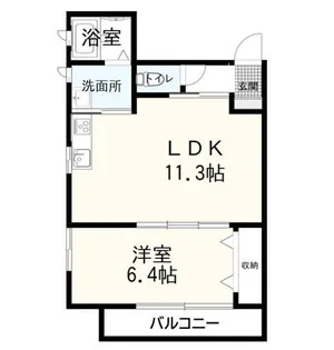 AUBE【2階】の間取り