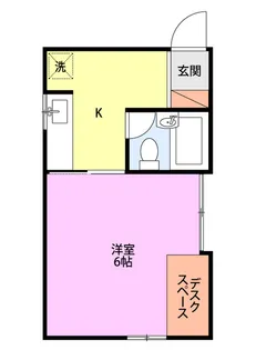サンフラワーI【1階】の間取り