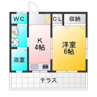 第2フラット【1階】の間取り