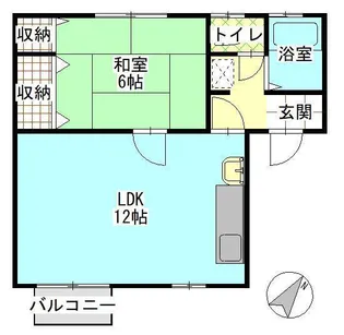 コーポSAKURA【2階】の間取り