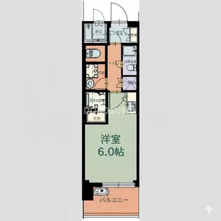 エスリードレジデンスグラン大阪福島ノース【10階】の間取り