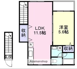 TJ井田【2階】の間取り