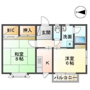 ハイツ・コウメイI【2階】の間取り