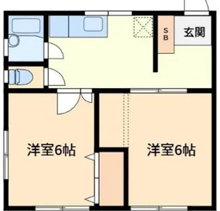 メゾン東中野【2階】の間取り