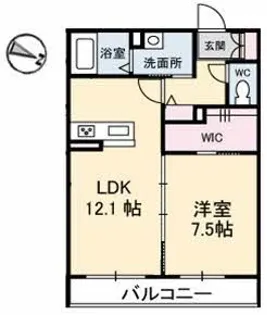 Ecrarge C棟【3階】の間取り