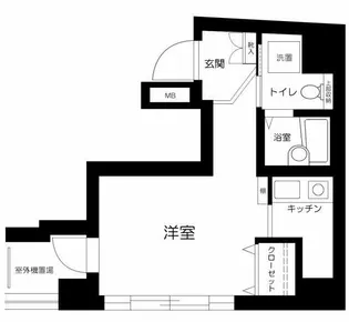 ソリテア四谷荒木町【7階】の間取り