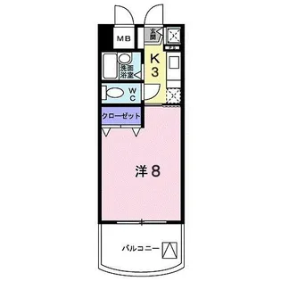 隅の浜ガーデンヒル【4階】の間取り
