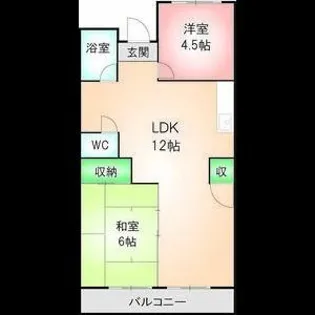 パストラル【3階】の間取り