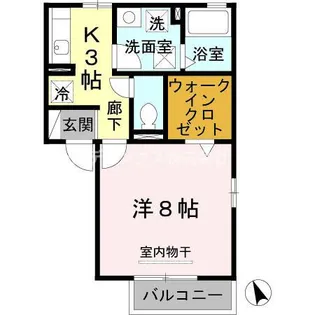 ジュネス駅南【1階】の間取り