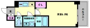 エスリードレジデンス大阪本町【12階】の間取り