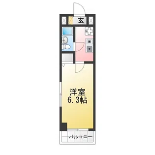 ドエルフローラII【2階】の間取り