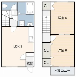 Flat DEM【1階】の間取り