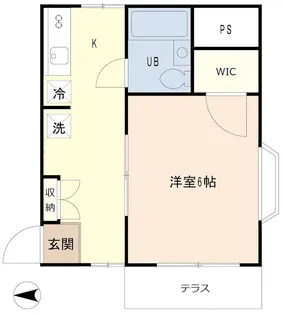 メゾンガーデニア【1階】の間取り