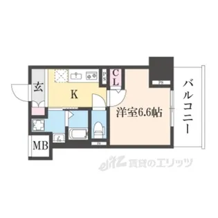 ルーチェ門真栄町【6階】の間取り