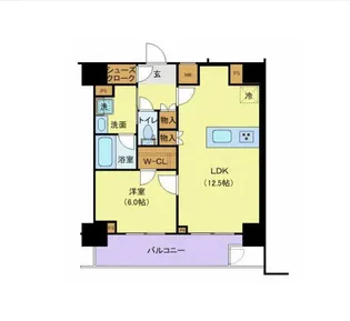ジェノヴィア新宿中落合スカイガーデン【1階】の間取り