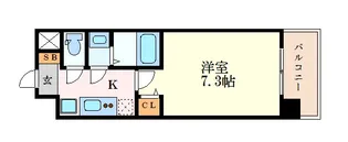 S-FORT大須観音【12階】の間取り