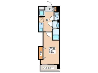 Luxe難波西II【2階】の間取り