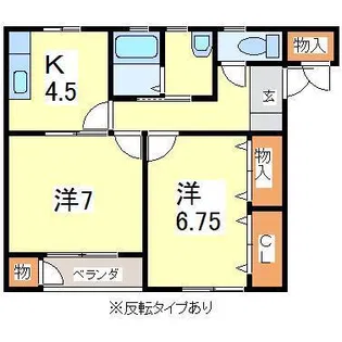 ハレヤマコーポ【1階】の間取り