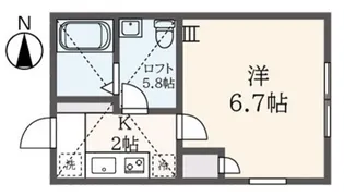 アザーレ・パッシオ百合ヶ丘【2階】の間取り