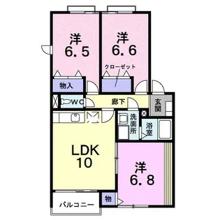 ラフォーレ.I【2階】の間取り