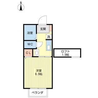 セゾンヴェール菊名【2階】の間取り