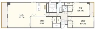 安田小網町マンション【8階】の間取り