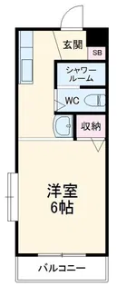 ハイツさいわい【2階】の間取り