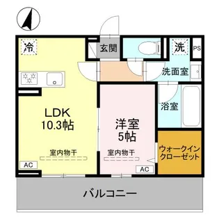 D-Gran西本町【2階】の間取り