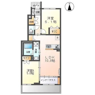 アメニティ M 1【1階】の間取り