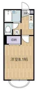 第5グリーンハイツ【1階】の間取り