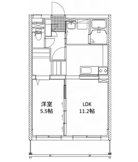 はなみずきIII番館【3階】の間取り
