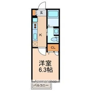 メゾンすずらん【2階】の間取り