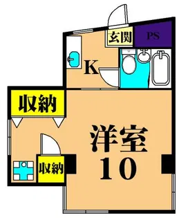 フジハイツ【1階】の間取り