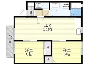エスペランサ(別府市鉄輪東)【2階】の間取り
