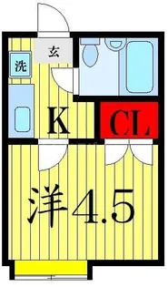 リバーパーク一之江A【2階】の間取り