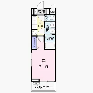 エムズ サニーガーデンXVIII【2階】の間取り