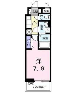 ブランドール【3階】の間取り