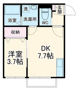 エクセル南太田【1階】の間取り