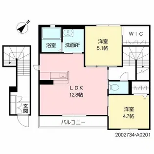 スピカ テラス【2階】の間取り