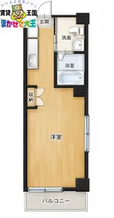 COCO今博多町【5階】の間取り