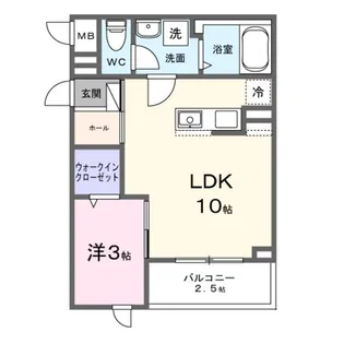 ケイ・カドヤ【2階】の間取り