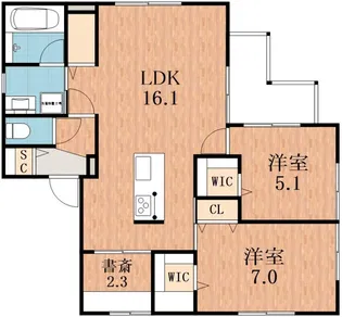 Maison TOKI【3階】の間取り