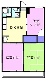 コーポスエヒロ【1階】の間取り