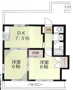 ハウススター富士見台【2階】の間取り
