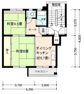 川崎下麻生 5号棟【4階】の間取り