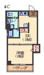 覚王山アネクス【4階】の間取り