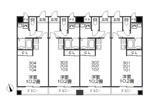 イディアル港南台【2階】の間取り
