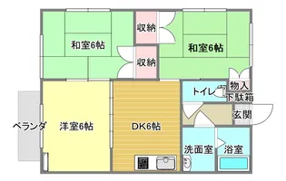 ステージ東根【2階】の間取り