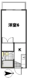 エクセルウスイ【2階】の間取り