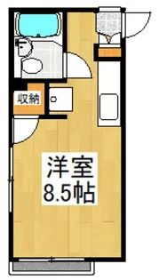 グランドヒル岡上B【2階】の間取り